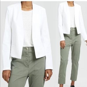 New Theory Clean Organic Crunch Linen Blazer, 8